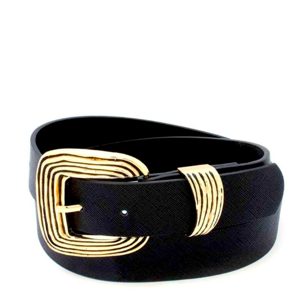Metal Buckle Pu Leather Belt